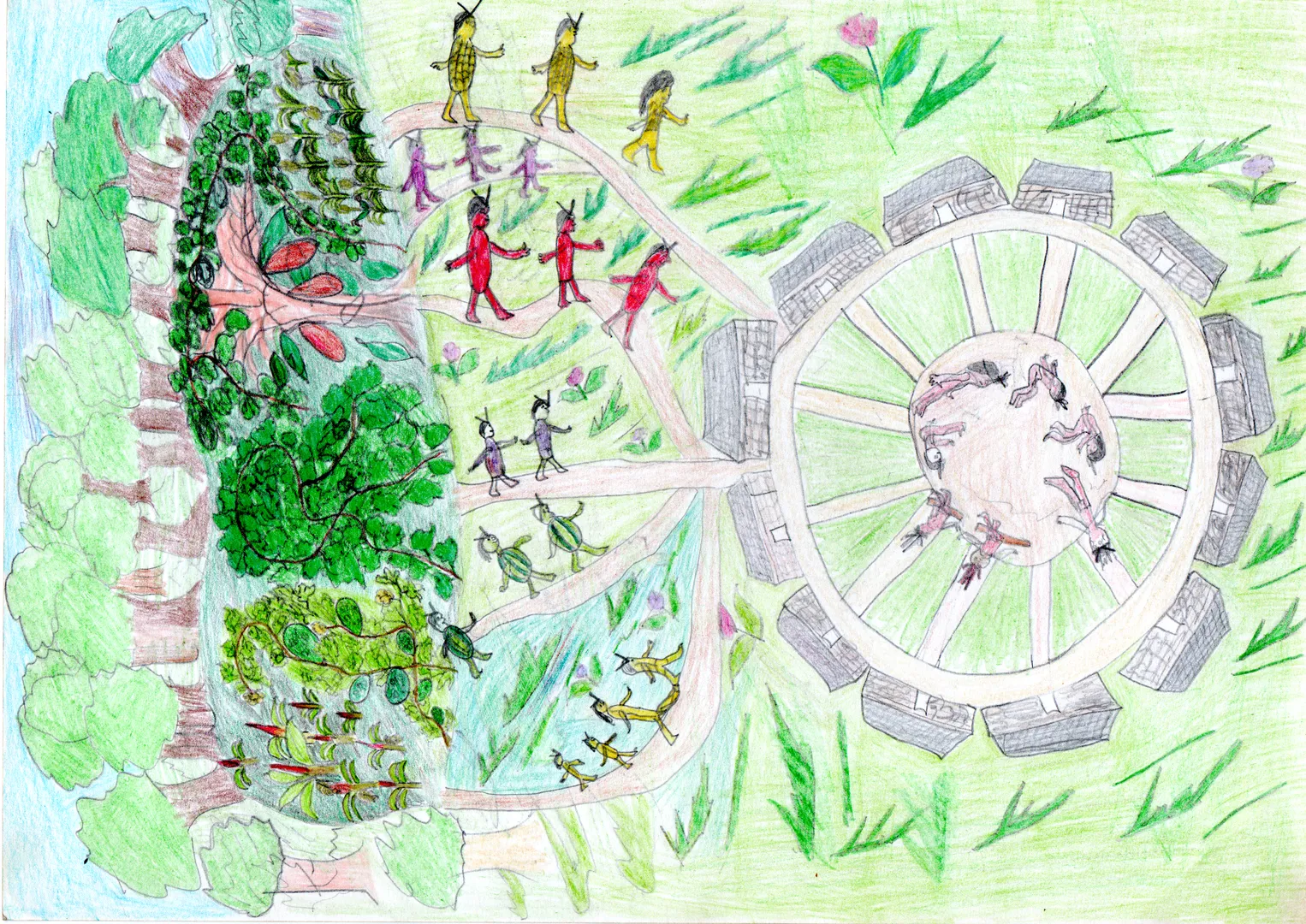 Desenho de Carlos Herwỳ